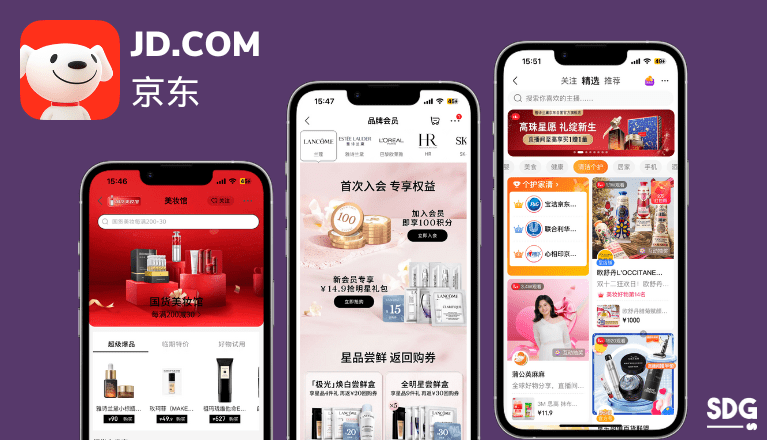 JD.COM marketplace for beauty brands in China